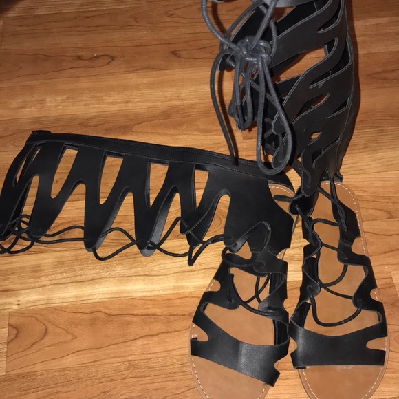 Mossimo Supply Co. Shoes - Knee high gladiator sandals